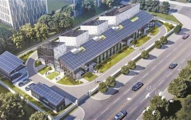 碲化鎘發(fā)電玻璃助力廈門(mén)首個(gè)110千伏零碳變電站封頂