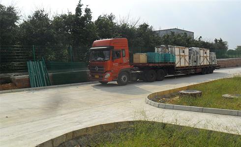 成都中建材生產(chǎn)線設(shè)備開始進場安裝